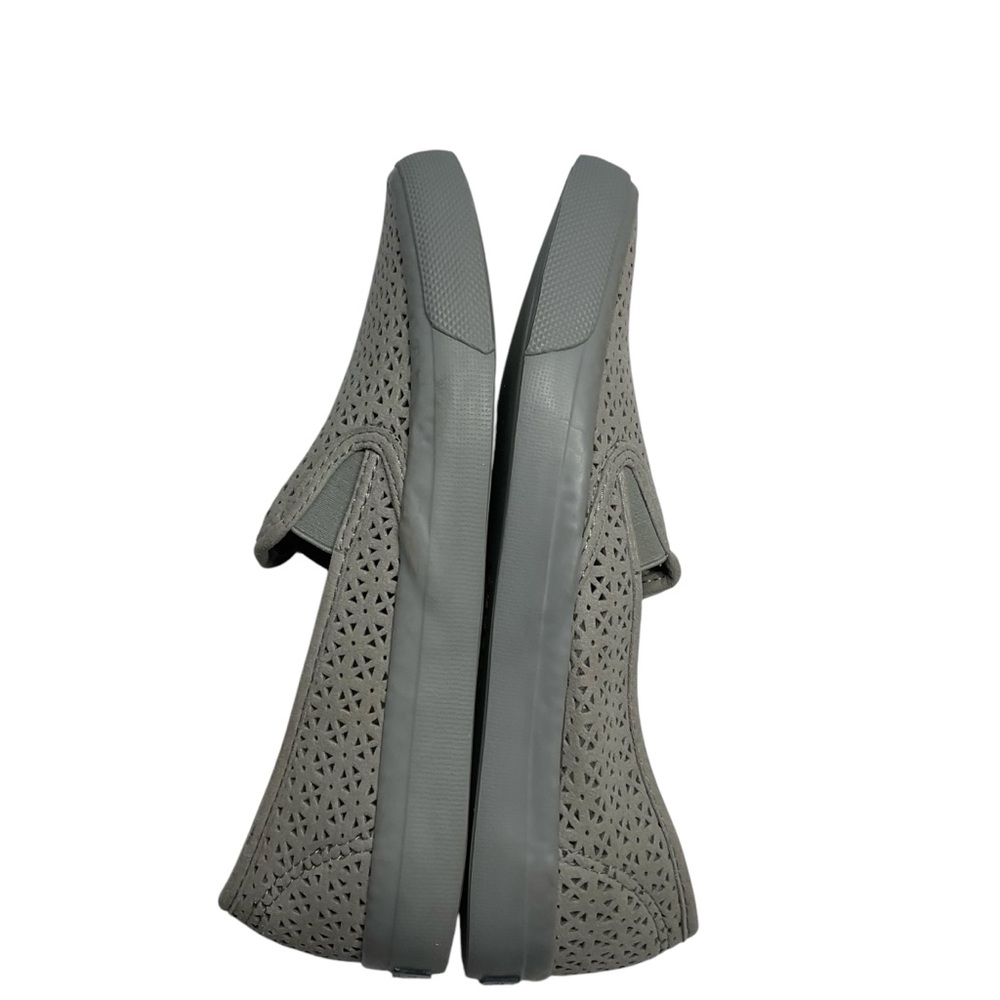 Sperry Women's Top Sider Seaside Perforated Cut-Out Gray Slip On Sneaker Sz. 8 - Picture 6 of 11